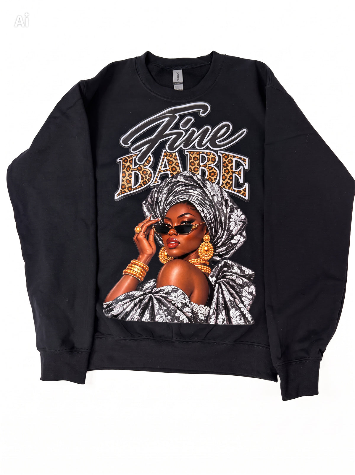 B/W Fine Babe Sweatshirt
