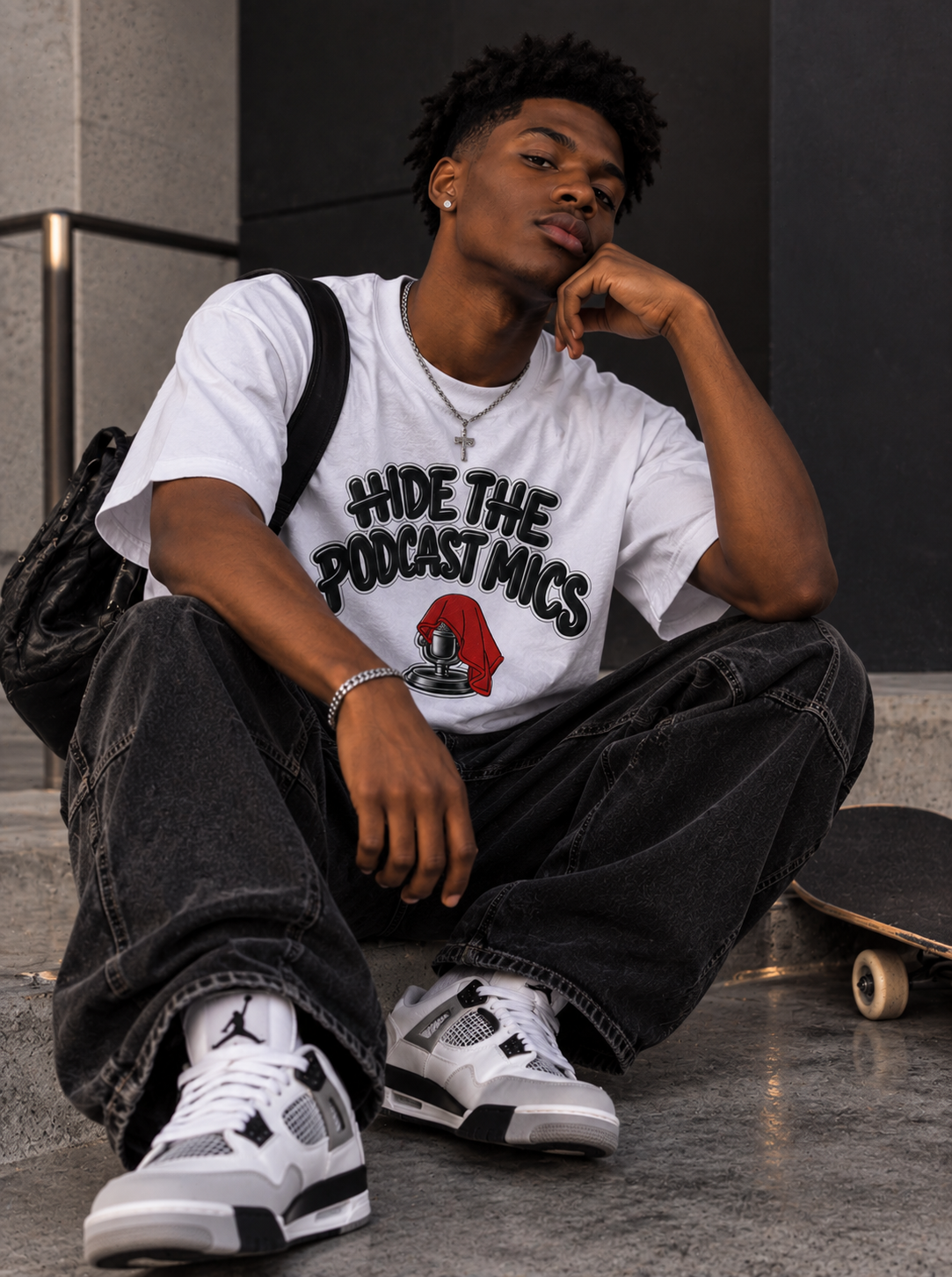 Hide The PodCast Mics T-shirt
