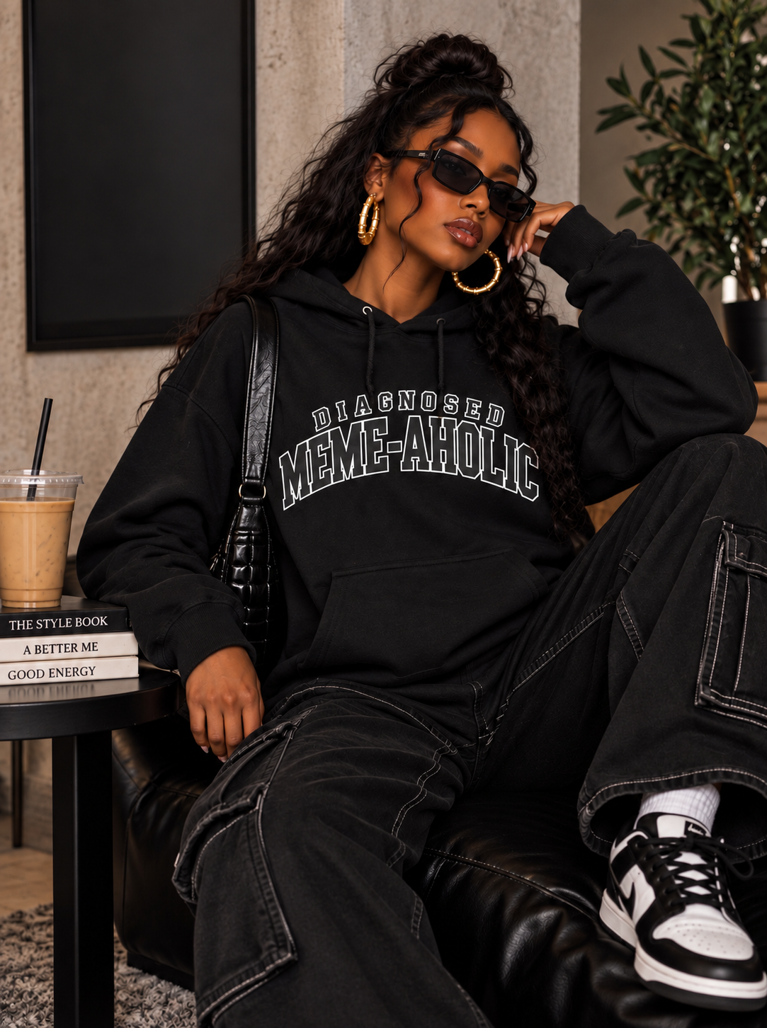 Diagnosed Meme-aholic Hoodie